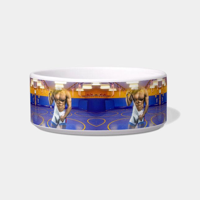 SlipperyJoe's muskulöser Mann wütet Sechserpack-Gy Napf (Vorderseite)