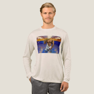 SlipperyJoe's muskulöser Mann wütet Sechserpack-Gy Tri-Blend Shirt