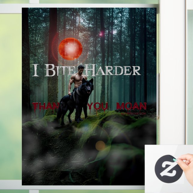 SlipperyJoe's mystische Halloween-Atmosphäre Fensteraufkleber (Zuhause)