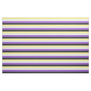 SlipperyJoe's Nonbinary-Stolzflagge gelb weiß lila Stoff