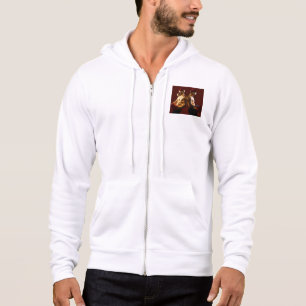 SlipperyJoe's oberkörperfreie Männer Rücken an Rüc Hoodie