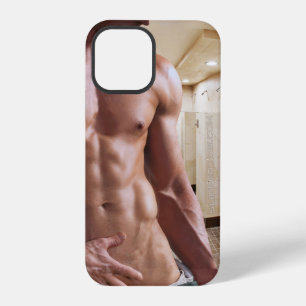 SlipperyJoe's oberkörperfreier muskulöser Männer-T iPhone 12 Pro Hülle