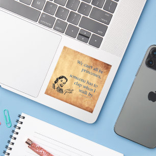 SlipperyJoe's Princess-Klaps, der lustige 50er-Vin Aufkleber