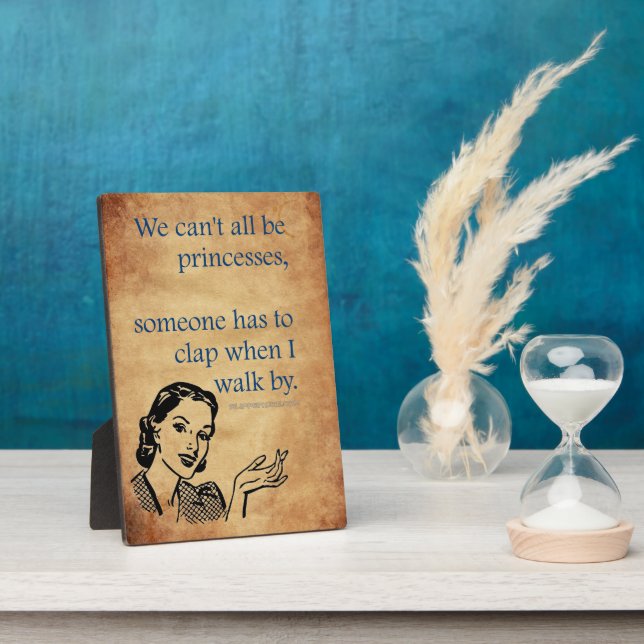 SlipperyJoe's Princess-Klaps, der lustige 50er-Vin Fotoplatte (Seite)