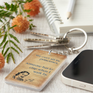 SlipperyJoe's Princess-Klaps, der lustige 50er-Vin Schlüsselanhänger