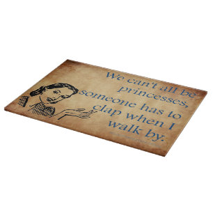 SlipperyJoe's Princess-Klaps, der lustige 50er-Vin Schneidebrett