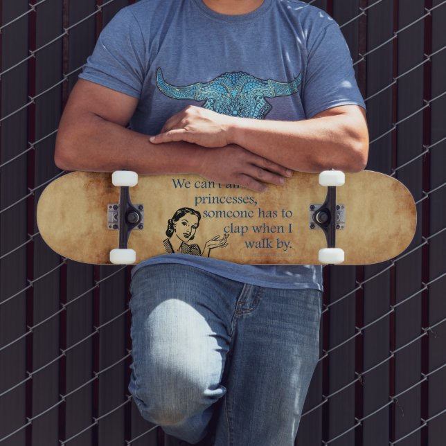 SlipperyJoe's Princess-Klaps, der lustige 50er-Vin Skateboard (Außenbereich 3)