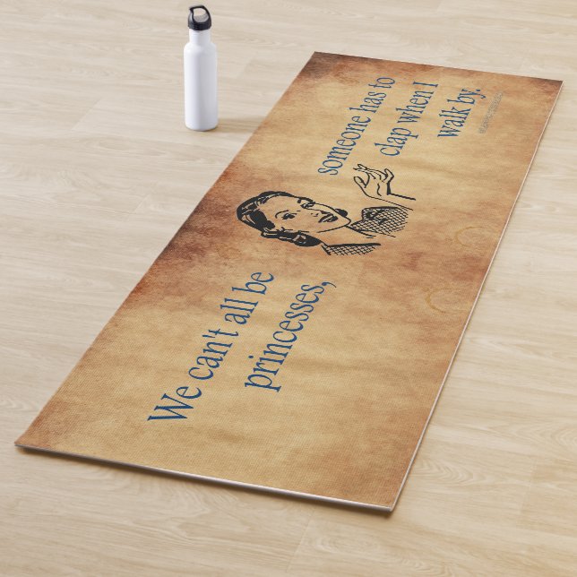 SlipperyJoe's Princess-Klaps, der lustige 50er-Vin Yogamatte (Beispiel)