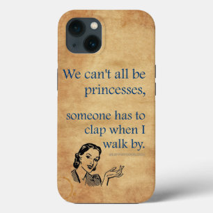 SlipperyJoe's Prinzessinnen klatschen Vintage-Plak Case-Mate iPhone Hülle
