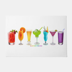 SlipperyJoe's prost alkohol cocktails LGBTQIA schw Fußmatte