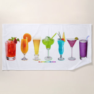 SlipperyJoe's prostituiert alkohol cocktails LGBTQ Strandtuch