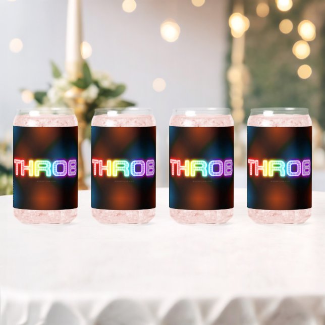SlipperyJoe's pulsierender regenbogenartiger Farbv Dosenglas (Insitu (Hochzeit))