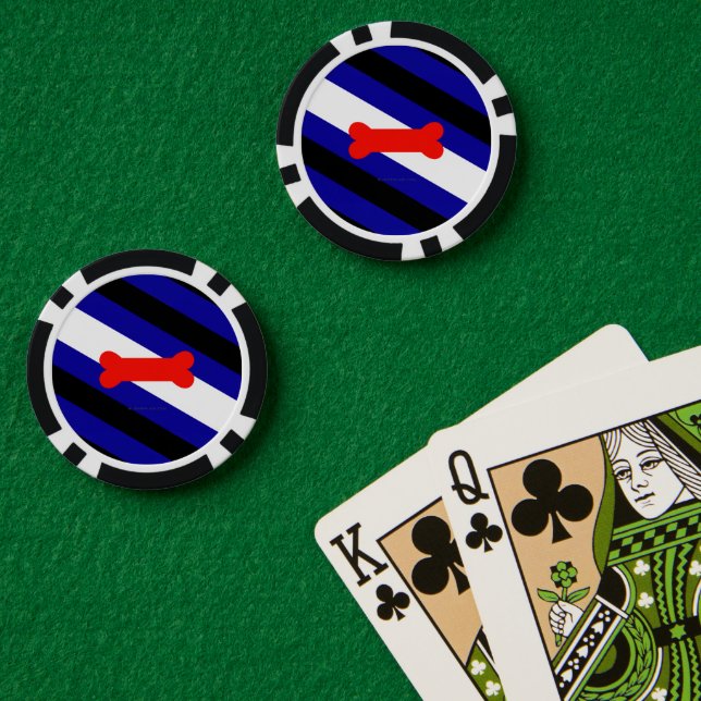 SlipperyJoe's Puppy-Play-Pride-Flag fetishes LGBTQ Pokerchips (Pokertisch (doppelt))