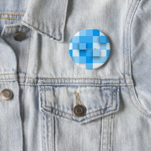 SlipperyJoe's Quadrat Kunstwerk Mosaik modernen dr Button