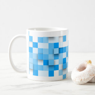 SlipperyJoe's Quadrat Kunstwerk Mosaik modernen dr Kaffeetasse