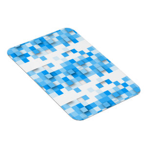 SlipperyJoe's Quadrat Kunstwerk Mosaik modernen dr Magnet