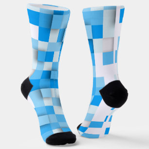 SlipperyJoe's Quadrat Kunstwerk Mosaik modernen dr Socken