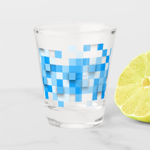 SlipperyJoe's Quadrate Kunstwerk Mosaik modern dre Schnapsglas