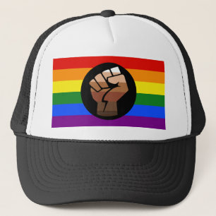 SlipperyJoe's Quee Gay-Gay-Geschenke "People of Co Truckerkappe