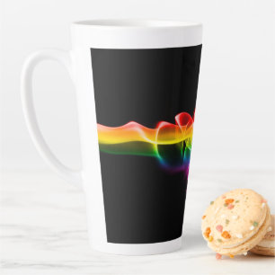 SlipperyJoe's rauchlebendige Regenbogenfarben feie Milchtasse