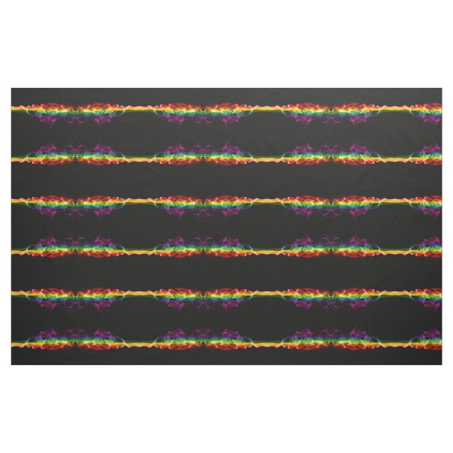SlipperyJoe's rauchlebendige Regenbogenfarben feie Stoff (Yard (91,4 cm))