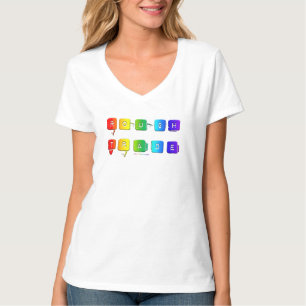 SlipperyJoe's rauer Handel queere Pop-Typografie S T-Shirt