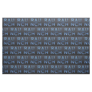 SlipperyJoe's raunch metallischen großen blauen Bu Stoff