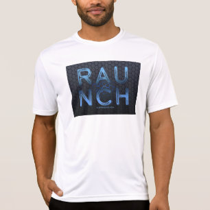 SlipperyJoe's raunch metallischen großen blauen Bu T-Shirt