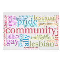SlipperyJoe's Regenbogen-LGBTQ+-Community-Wortwolk