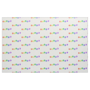 SlipperyJoe's regenbogenfarbenes Pride-Schild plat Stoff