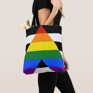 SlipperyJoes Regenbogenflagge für gerade Verbündet
