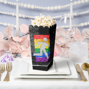 SlipperyJoes Regenbogenstolz-Farben-Panel Stadtbil Geschenkschachtel