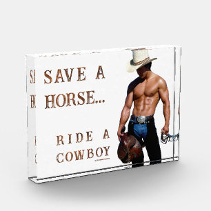 SlipperyJoe's rette Pferd reite Strohhut Cowboyhut Fotoblock