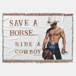 SlipperyJoe's rette Pferd Reitstroh Cowboyhut Musi Decke