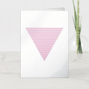SlipperyJoe's rosa Dreiecksflagge hellrosa Symbol