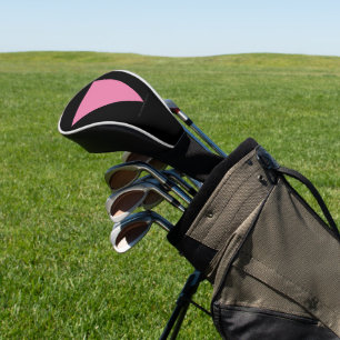 SlipperyJoe's rosa Dreiecksflagge hellrosa Symbol Golf Headcover