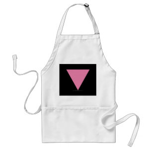 SlipperyJoe's rosa Dreiecksflagge hellrosa Symbol Schürze