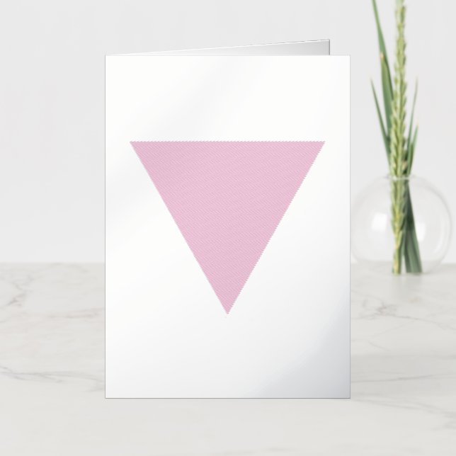 SlipperyJoe's rosa Triangle-Symbol in rosa (Vorderseite)