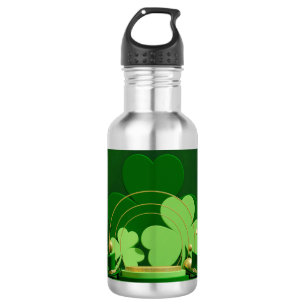 SlipperyJoe's Saint Patrick's Day Edelstahlflasche
