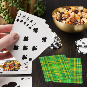 SlipperyJoe's Saint Patrick's Day Green-Gelb-Pla Spielkarten