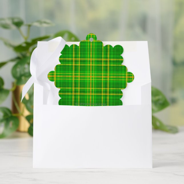 SlipperyJoe's Saint Patrick's Day Irish-inspired r Ornament Karte (Umschlag)
