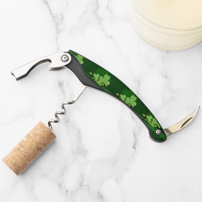 SlipperyJoe's Saint Patrick's Day Kellnermesser (Vorderseite)