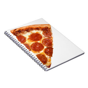 SlipperyJoe's Scheibenpizza Pepperoni-Käse-Leckere Notizblock