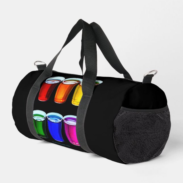 SlipperyJoe's Schnapsgläser sechs Tassen horizonta Duffle Bag (Rechte Ecke)