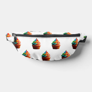 SlipperyJoe's schwindelerregender Regenbogen-Cupca Bauchtasche