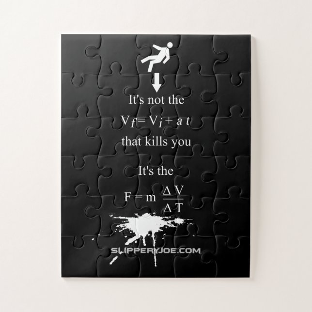 SlipperyJoe's Science-Mathematik-Spritzer-Stickman Puzzle (Vertikal)