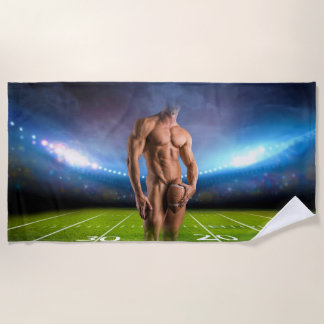 SlipperyJoe's sexy muskulöser Mann Athlet absichtl Strandtuch