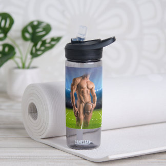 SlipperyJoe's sexyer muskulöser Mann Athlet absich Trinkflasche