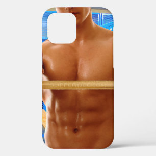 SlipperyJoe's shirtless muskulöser Mann Abs Brust  Case-Mate iPhone Hülle