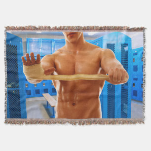 SlipperyJoe's shirtless muskulöser Mann Abs Brust Decke